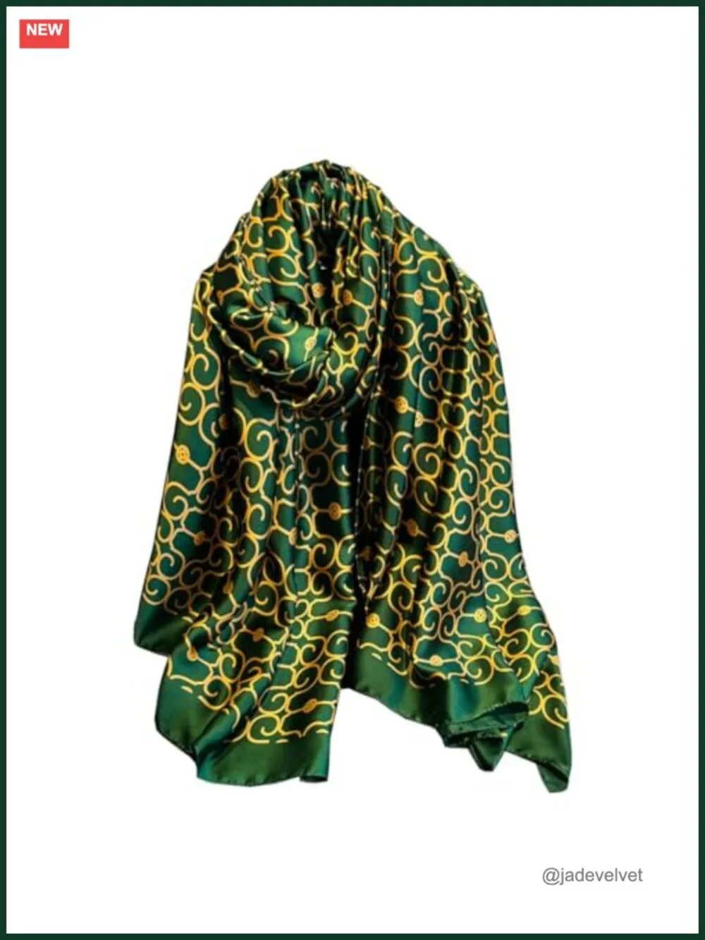 Silk Feel Square Scarf Long Shawl Wrap Women's Fashion Accessory